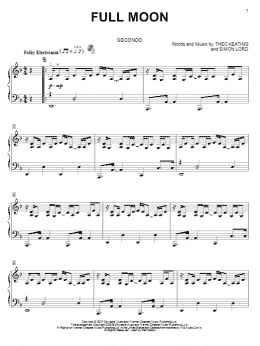 page one of Full Moon (Piano Duet)