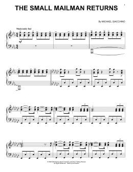 page one of The Small Mailman Returns (Piano Solo)