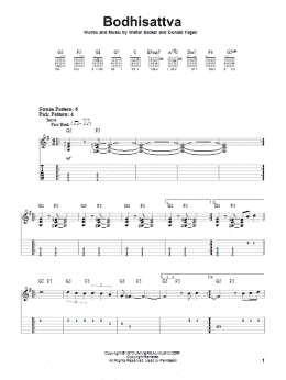 page one of Bodhisattva (Easy Guitar Tab)