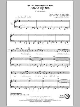 page one of Stand By Me (2-Part Choir)