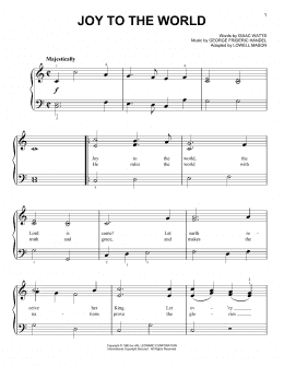 page one of Joy To The World (Very Easy Piano)