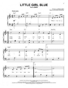 page one of Little Girl Blue (Easy Piano)