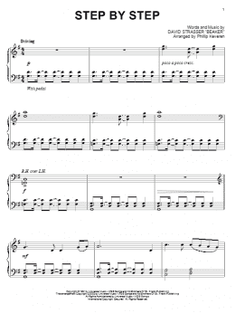 page one of Step By Step (arr. Phillip Keveren) (Piano Solo)