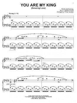 page one of You Are My King (Amazing Love) (arr. Phillip Keveren) (Piano Solo)