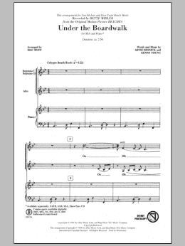 page one of Under The Boardwalk (SSA Choir)