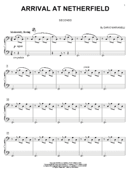 page one of Arrival At Netherfield (from Pride And Prejudice) (arr. Carol Klose) (Piano Duet)