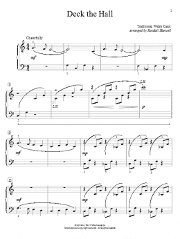page one of Deck The Hall (Educational Piano)