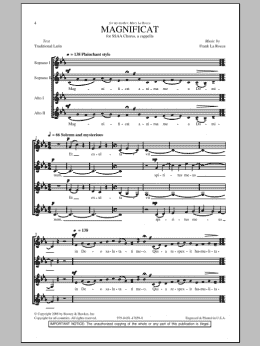 page one of Magnificat (SSA Choir)
