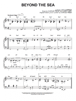 page one of Beyond The Sea (arr. Brent Edstrom) (Piano Solo)