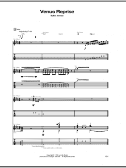 page one of Venus Reprise (Guitar Tab)