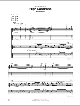 page one of High Landrons (Guitar Tab)