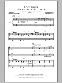page one of I Am Yours (With Take My Life And Let It Be) (SATB Choir)
