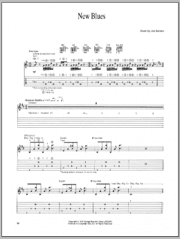 page one of New Blues (Guitar Tab)