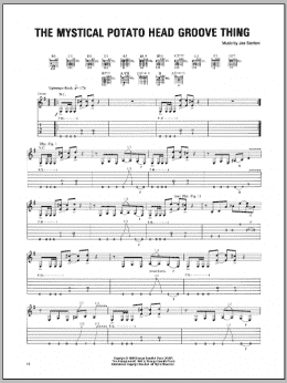 page one of The Mystical Potato Head Groove Thing (Guitar Tab)