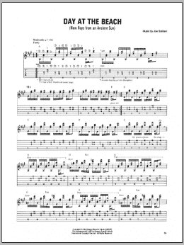 page one of Day At The Beach (New Rays From An Ancient Sun) (Guitar Tab)