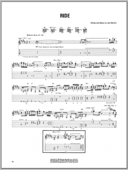 page one of Ride (Guitar Tab)
