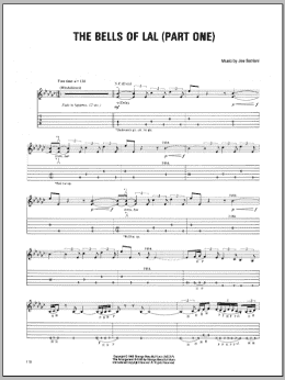 page one of Bells Of Lal (Part One) (Guitar Tab)