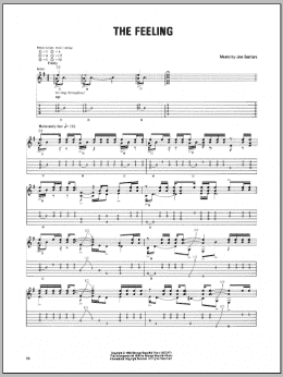 page one of The Feeling (Guitar Tab)
