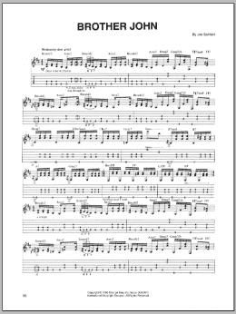 page one of Brother John (Guitar Tab)