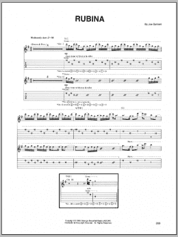 page one of Rubina (Guitar Tab)