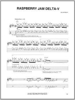page one of Raspberry Jam Delta-V (Guitar Tab)