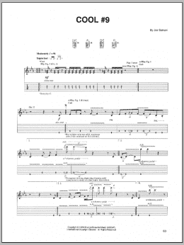 page one of Cool #9 (Guitar Tab)