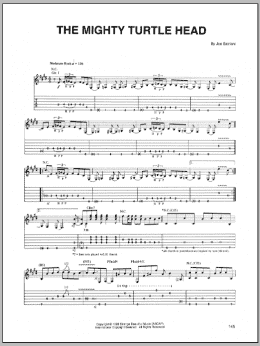 page one of The Mighty Turtle Head (Guitar Tab)