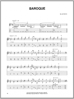 page one of Baroque (Guitar Tab)