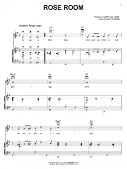 page one of Rose Room (Piano, Vocal & Guitar Chords (Right-Hand Melody))