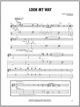 page one of Look My Way (Guitar Tab)