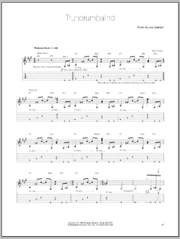 page one of Trundrumbalind (Guitar Tab)