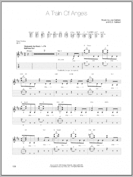 page one of A Train Of Angels (Guitar Tab)