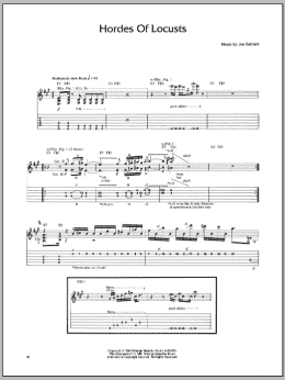 page one of Hordes Of Locusts (Guitar Tab)