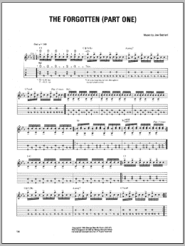 page one of The Forgotten (Part One) (Guitar Tab)