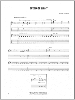 page one of Speed Of Light (Guitar Tab)