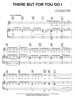 page one of There But For You Go I (Piano, Vocal & Guitar Chords (Right-Hand Melody))