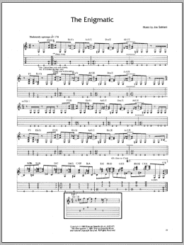 page one of The Enigmatic (Guitar Tab)
