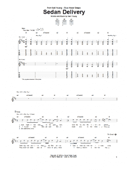 page one of Sedan Delivery (Guitar Tab)