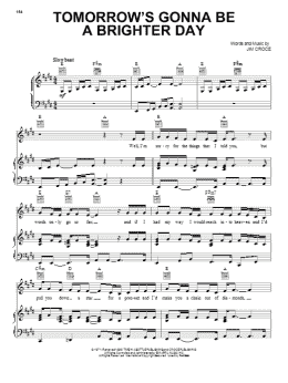 page one of Tomorrow's Gonna Be A Brighter Day (Piano, Vocal & Guitar Chords (Right-Hand Melody))