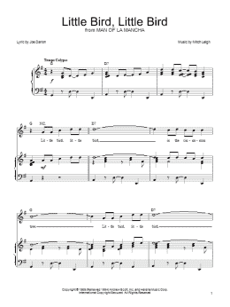 page one of Little Bird, Little Bird (Piano, Vocal & Guitar Chords (Right-Hand Melody))