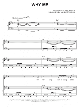 page one of Why Me (Piano, Vocal & Guitar Chords (Right-Hand Melody))