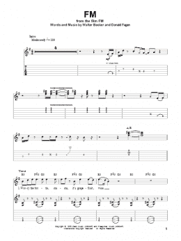 page one of FM (Guitar Tab (Single Guitar))