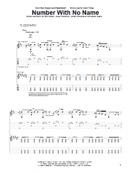 page one of Number With No Name (Guitar Tab)