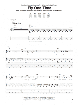page one of Fly One Time (Guitar Tab)