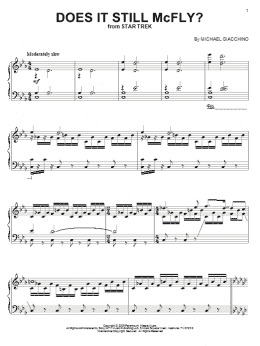 page one of Does It Still McFly? (Piano Solo)