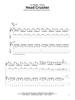 page one of Head Crusher (Guitar Tab)