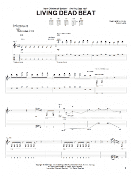 page one of Living Dead Beat (Guitar Tab)