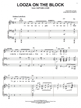 page one of Looza On The Block (Piano, Vocal & Guitar Chords (Right-Hand Melody))