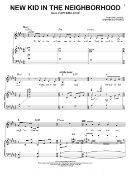 page one of New Kid In The Neighborhood (Piano, Vocal & Guitar Chords (Right-Hand Melody))