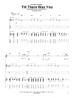 page one of Till There Was You (Guitar Tab)